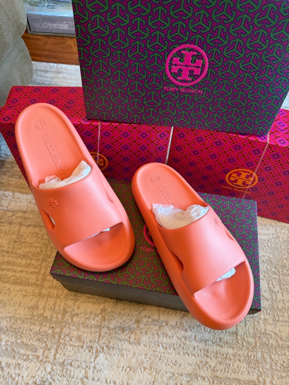 Tory Burch Shower Slide Sandals